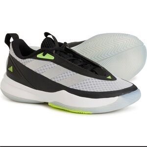 adidas Kids Sneakers in Black and Neon Green